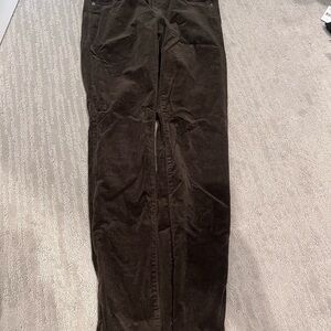 Kut from the Kloth Dark Brown/olive Corduroy Pants